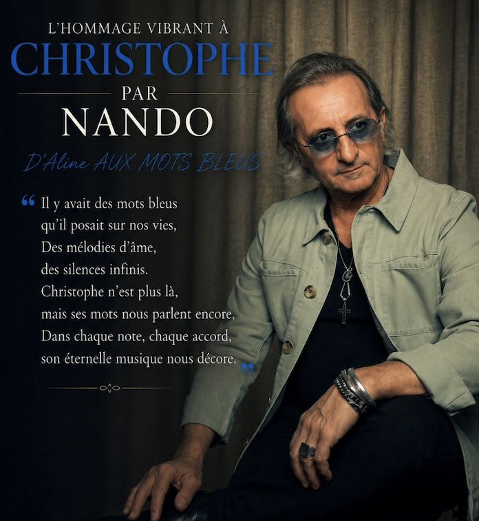 Photo de l'artiste NANDO CHANTE CHRISTOPHE - Agence artistique Bia Production