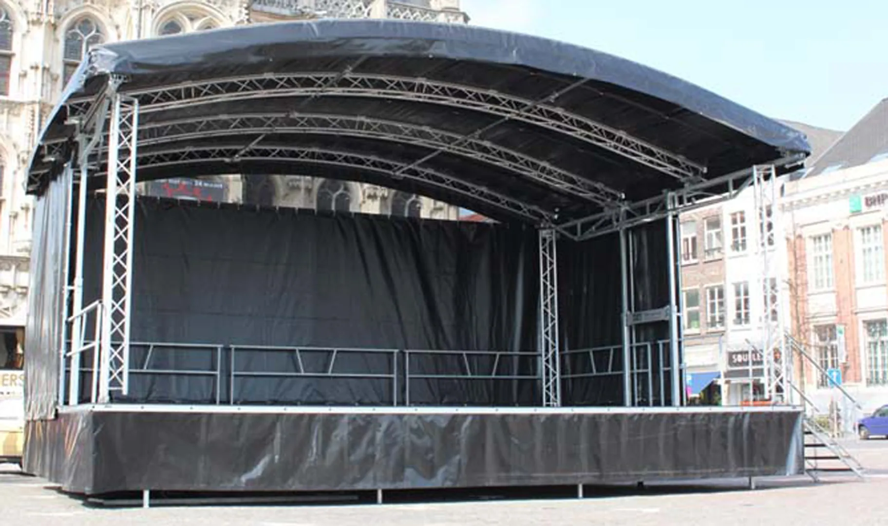 Scène mobile BIA Production - Détail structure